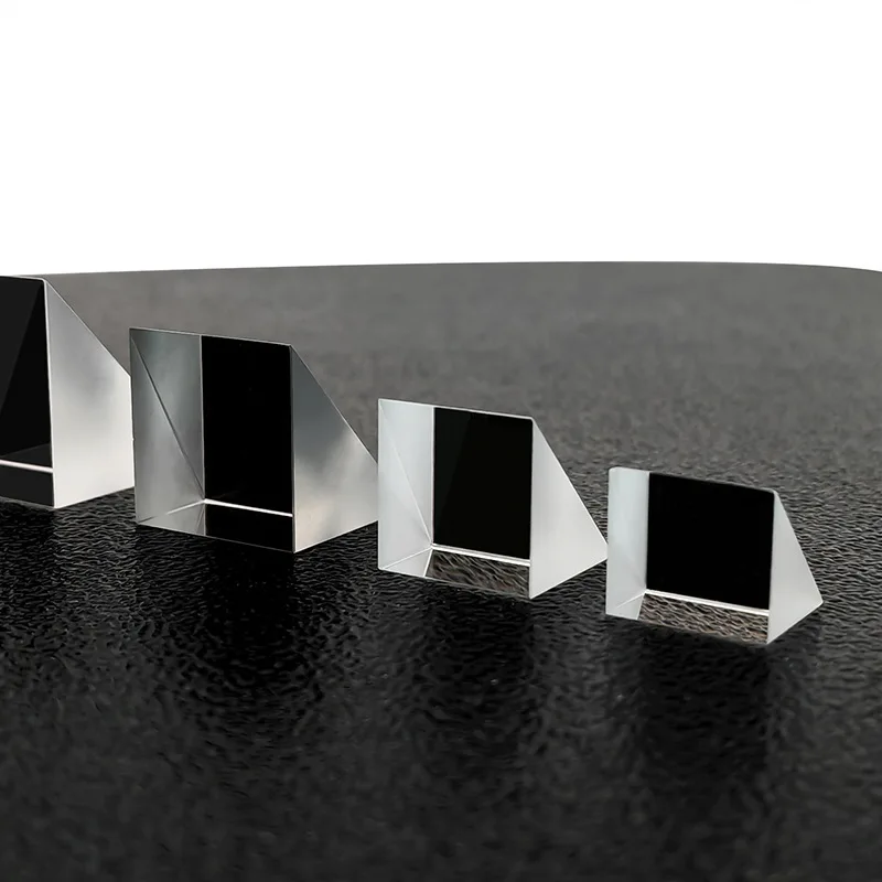 Custom Dispersive Triangular Glass Prism - Equilateral & Right Angle Options For Optical Instruments