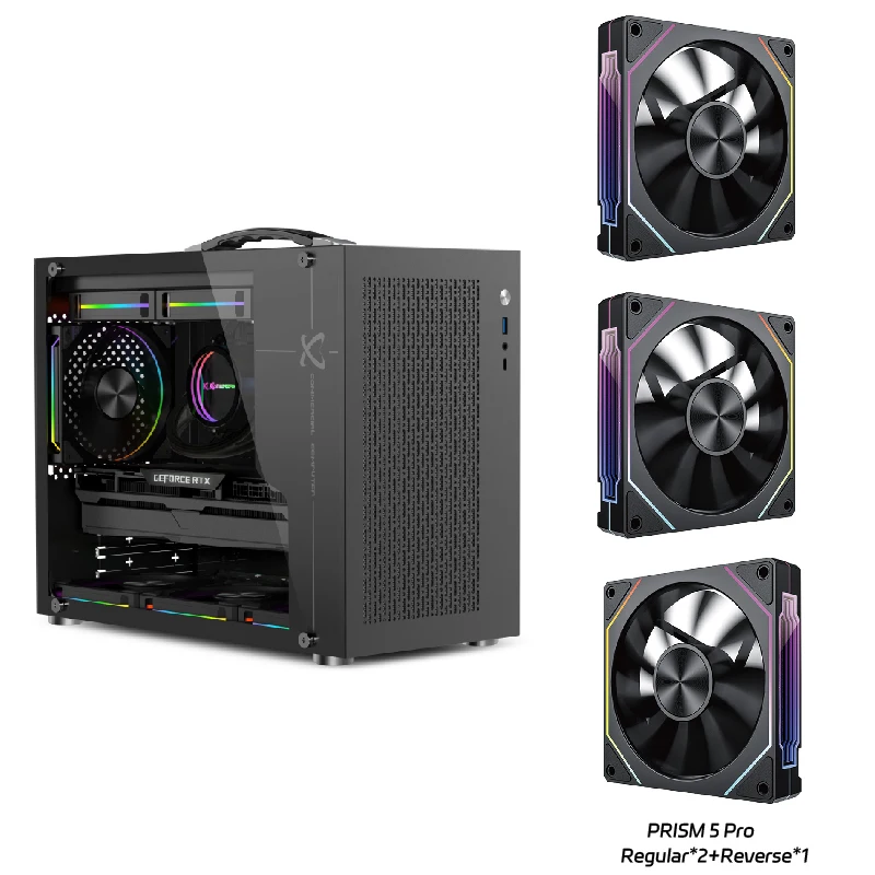 Gabinete de PC Power Train X-Gamerx X100 Pro MATX com Porta TYPE-C