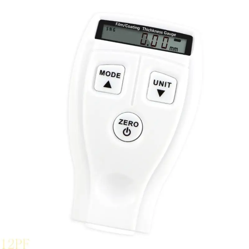 

12PF Advanced Automotive Paint Thickness Gauge Depth Meter Measurement Tool With Quick Measure Technology For Metal Surfaces