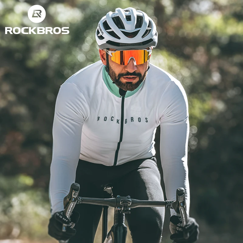 

ROCKBROS Cycling Clothing Fleece Lined Warmth Women Men Windproof Long Sleeves Jacket Comfortable Profession Bike Jacket