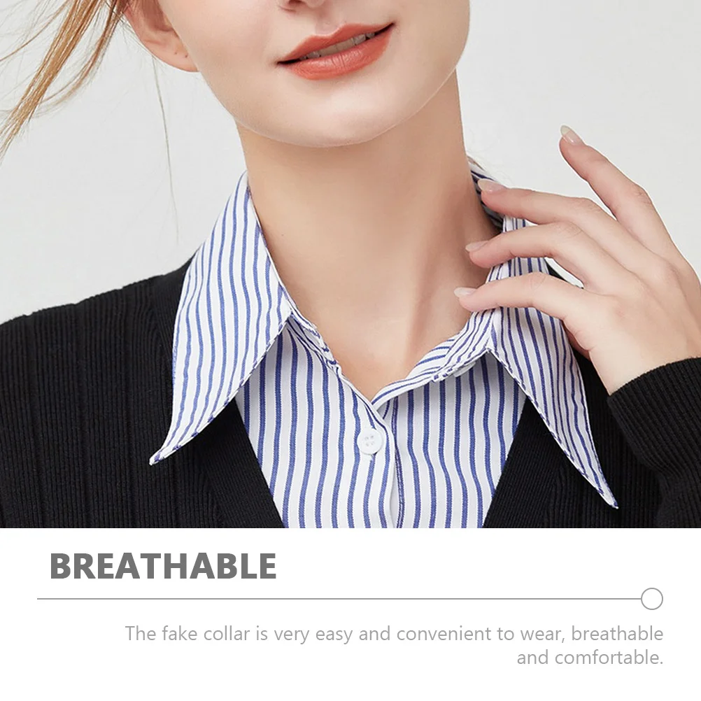

1 Item All-Match Collar Blouse for Fashionable DIY Fake Collar Lightweight Comfortable Clothing Decorative Accessory