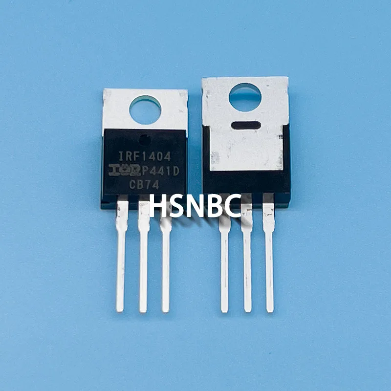 10 шт./лот транзистор IRF1404 IRF1404PBF TO-220 40 в 202A MOSFET N-канальный силовой транзистор 100% новый импортный оригинальный