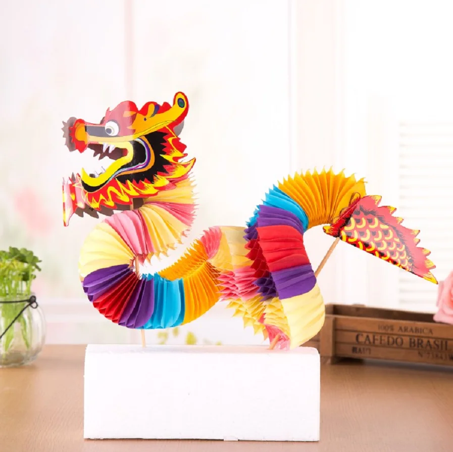 Dancing Chinese Dragon Hanging Puppet