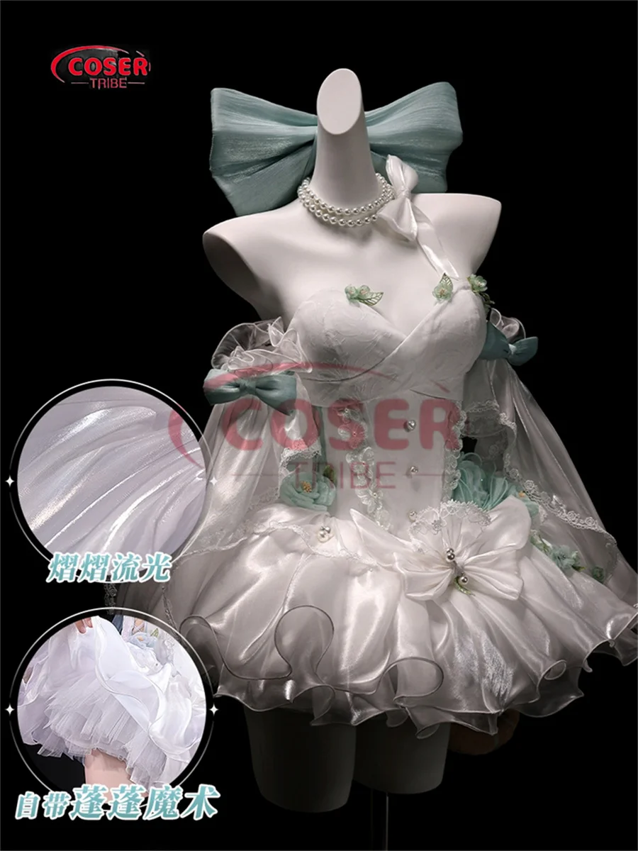 COSER TRIBE  Anime Game Genshin Impact Lynette Imperial Sister sexy  Halloween Carnival Role CosPlay Costume Complete Set