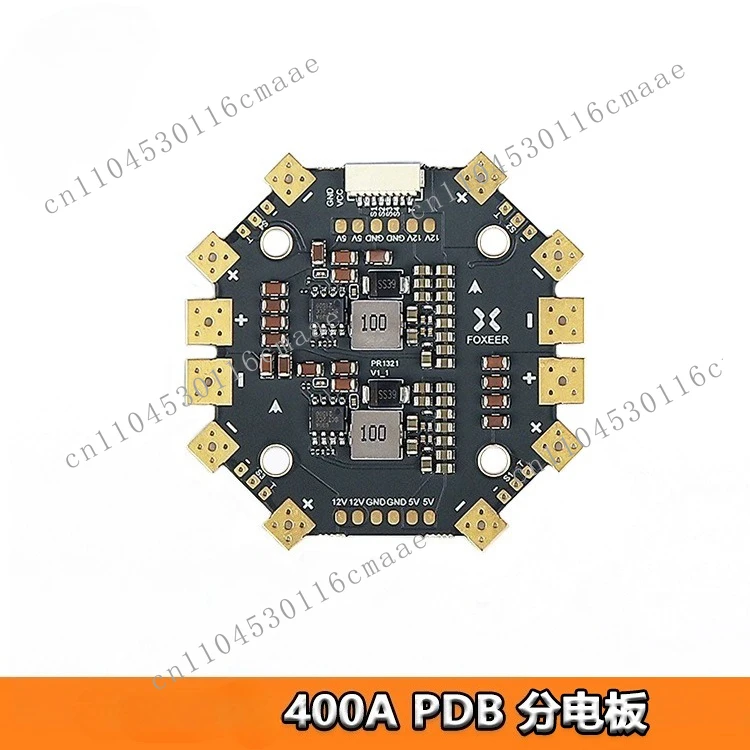 Placa de distribución PDB 400A 4-8S, espaciado entre orificios de montaje de 30,5 mm, placa ESC para motor de aeromodelismo