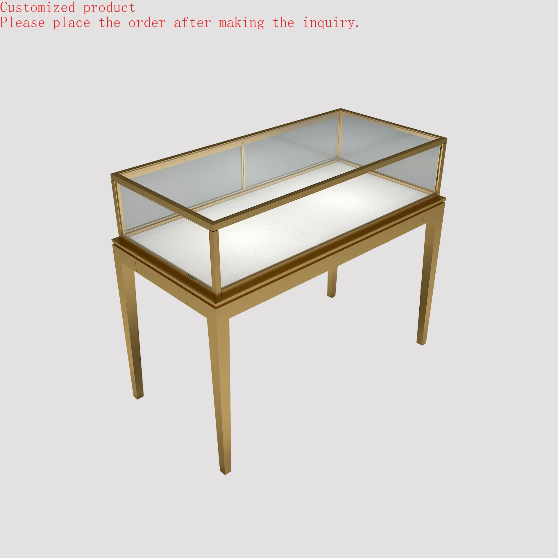 

Custom.Luxury Jewellery Showroom Counter Stainless Steel Store Jewellery Kiosk Glass Jewelry Display Showcase Jewelry Cabinets