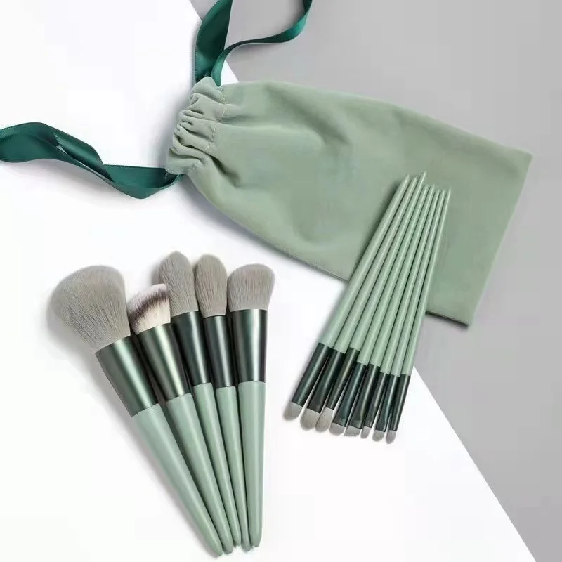 4-13pcs/set Professional Makeup Brushes Set Super Soft Powder Blush Foundation Concealer Brush Beauty Cosmetic Brush Face MakeUp