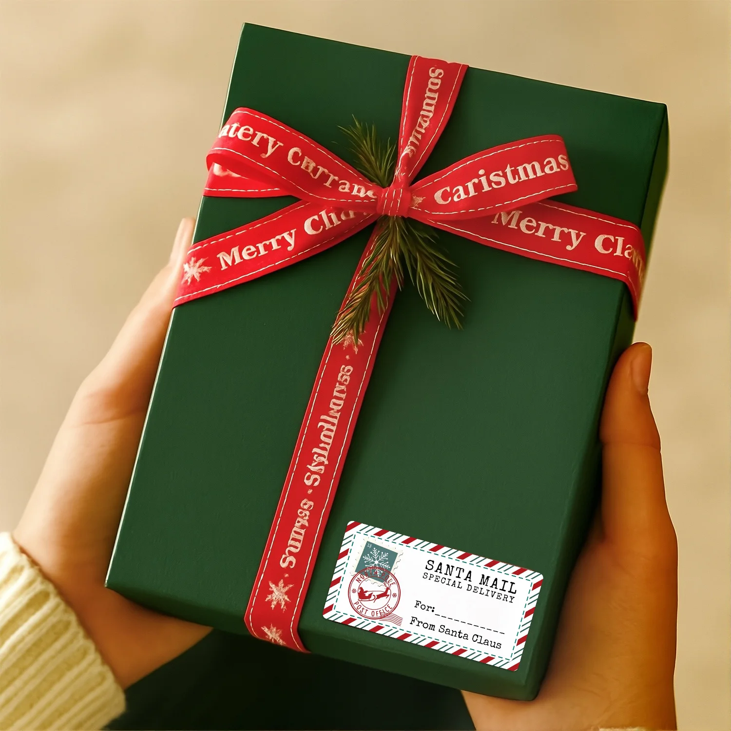 12/24/48 قطعة عيد الميلاد سانتا كلوز هدية ملصق زينة عيد الميلاد ملصق 2025 عيد الميلاد عطلة سانتا مول ندفة الثلج السنة الجديدة هدية 2026