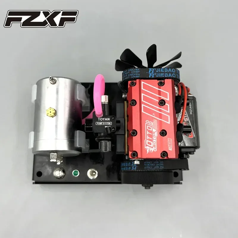 TOYAN FS L200AC Inline Twin Cylinder Engine Model Four Stroke Air Cooled Nitro Engine DIY Model Toy OTTO MOTOR Version