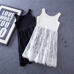 Cheshanf The Spring and Autumn Ride Camisole Skirt In The Long Slim Lace Base Size Vest Free Shiping