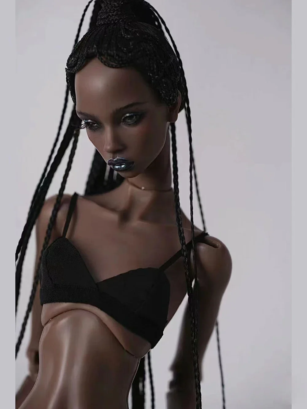 ใหม่ Tan ผิวสาวพิเศษผิว SD ตุ๊กตา BJD 40 ซม.1/4 -Mi Hui Sasha เรซิ่นรุ่นตุ๊กตาให้ตาในสต็อก