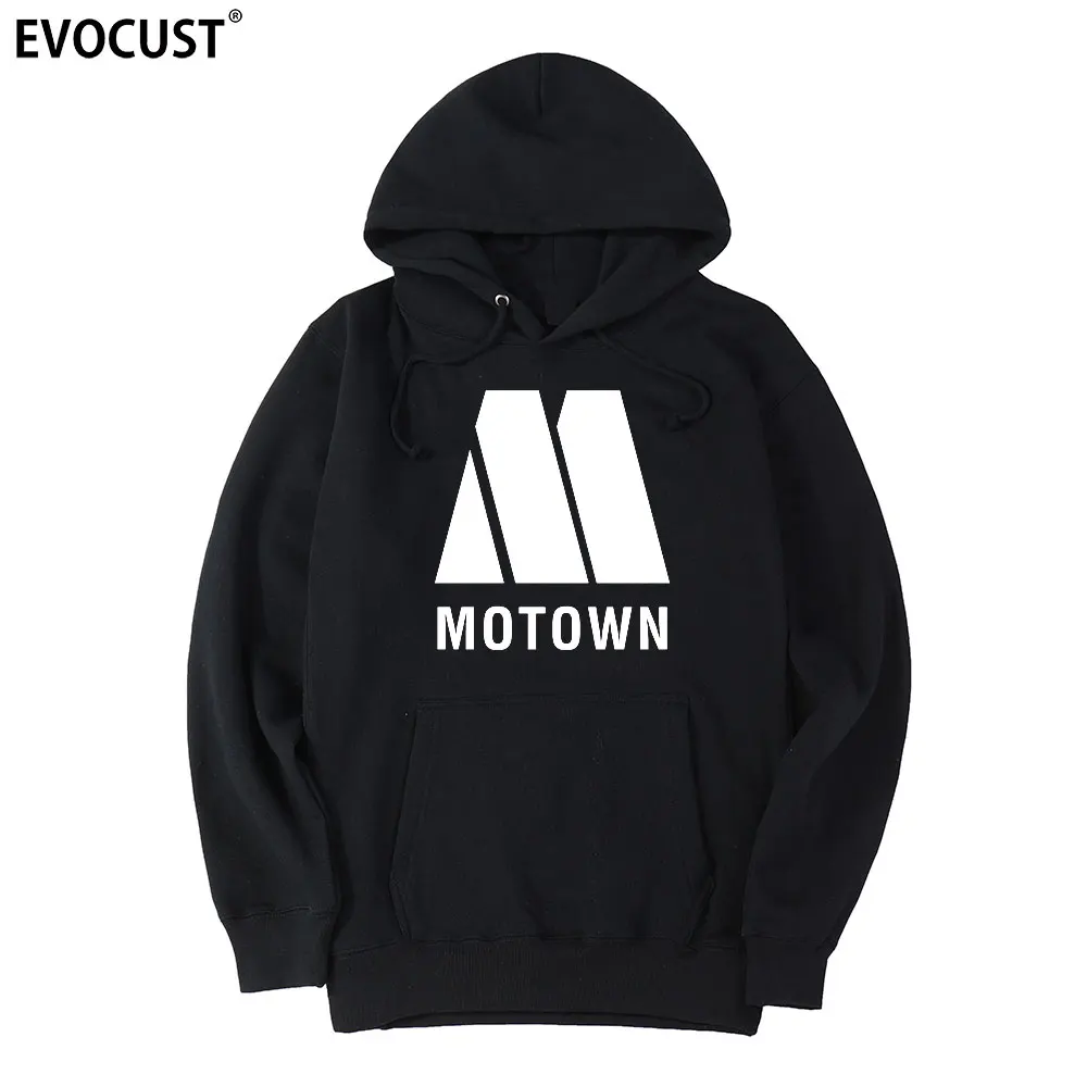 

Толстовки MOTOWN с рисунком для мужчин и женщин, унисекс, чесаный хлопок
