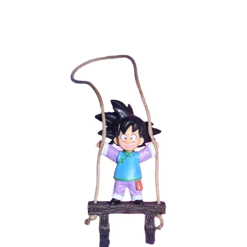 Dragon Ball Son Goten ciondolo specchietto retrovisore per auto personaggi Anime giocattoli modello divertente accessori per la decorazione della