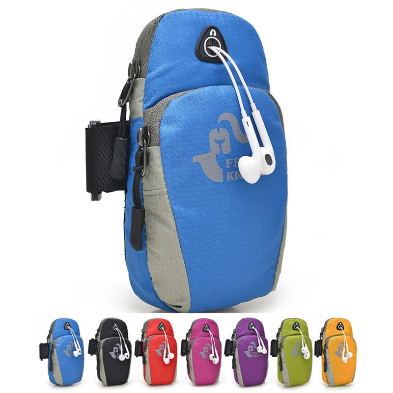 

Hot Selling Sports Arm Bag For 6 Inch Phone Men's And women's Running Equipment Arm Sleeve Waterproof Nylon Wrist Bag