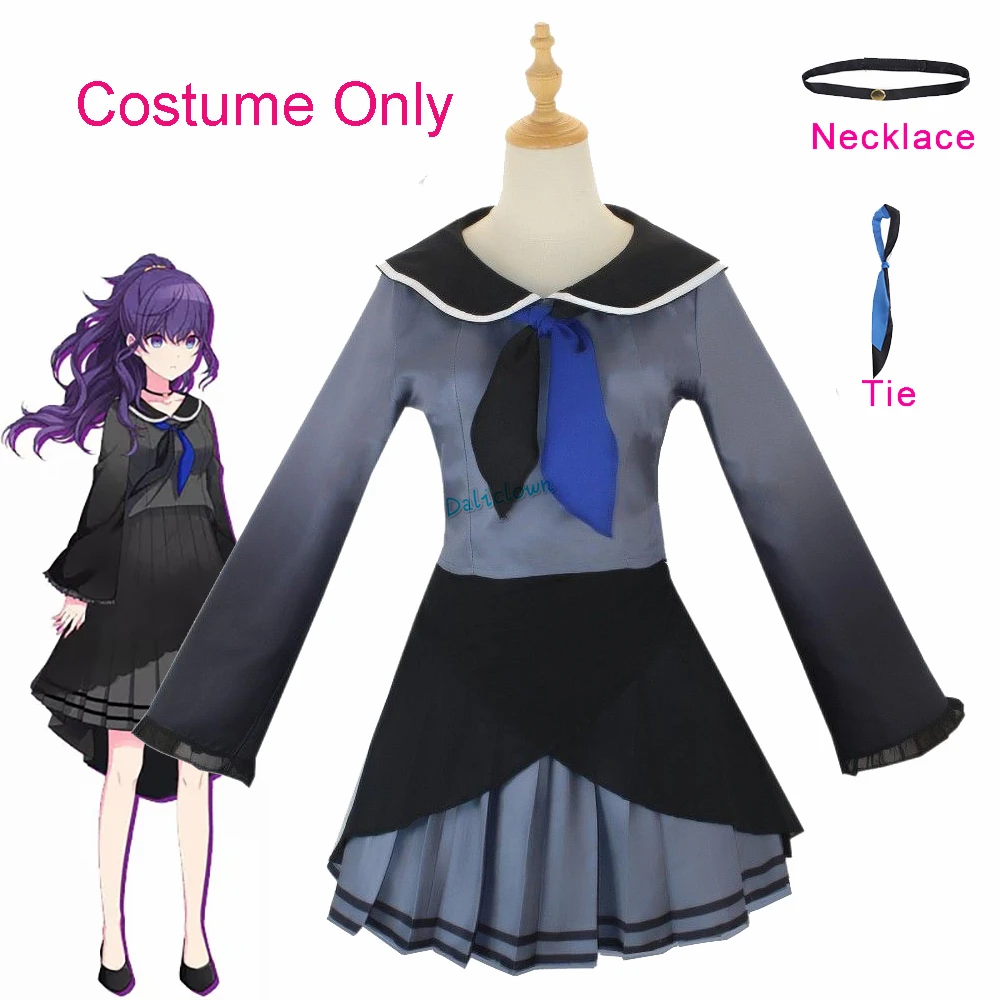 Anime Project Sekai Colorful Stage feat Asahina Mafuyu Akiyama Mizuki Yoisaki Kanade Ena Halloween Uniform Wig Cosplay Costume