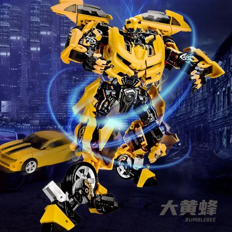 Transformers Dark Bumblebee Warrior Figure Movie Version Bb-02 Enlarged Version Transforming Toys Alloy Car Model Ornaments Gift