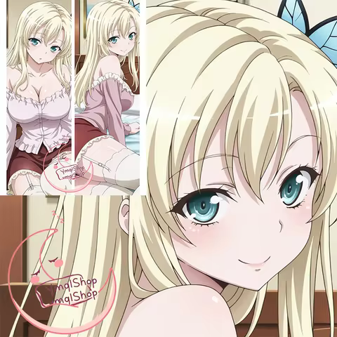 AI Beauty Dakimakura Cover - 1:3 Sena Kashiwazaki Double-sided Print Life-size body Custom Anime Pillow Case Unlimited AI Girl
