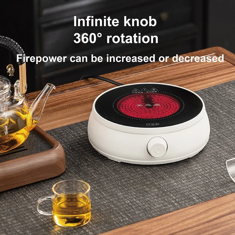 800 واط الكهربائية موقد سيراميك المحمولة 8 والعتاد القهوة مدفأة موقد الشاي الصامت 110 فولت/220 فولت سخان مياه سريع السيارات الدفء #6