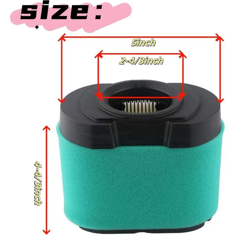 792105 MIU11515 Air Filter 492932 Oil Filter Compatible with Briggs and Stratton 407777 4163205 4163206 445877 445667 593435 593