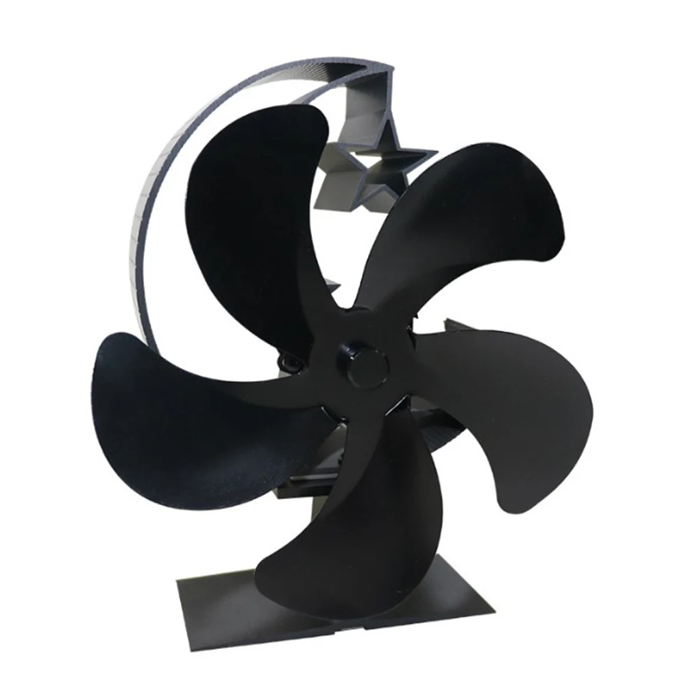 

Fan For Efficient Heat Circulation Automatic Speed Fan Moon Shape Fan Heat Circulation Fan Peaceful Operation Stylish Design