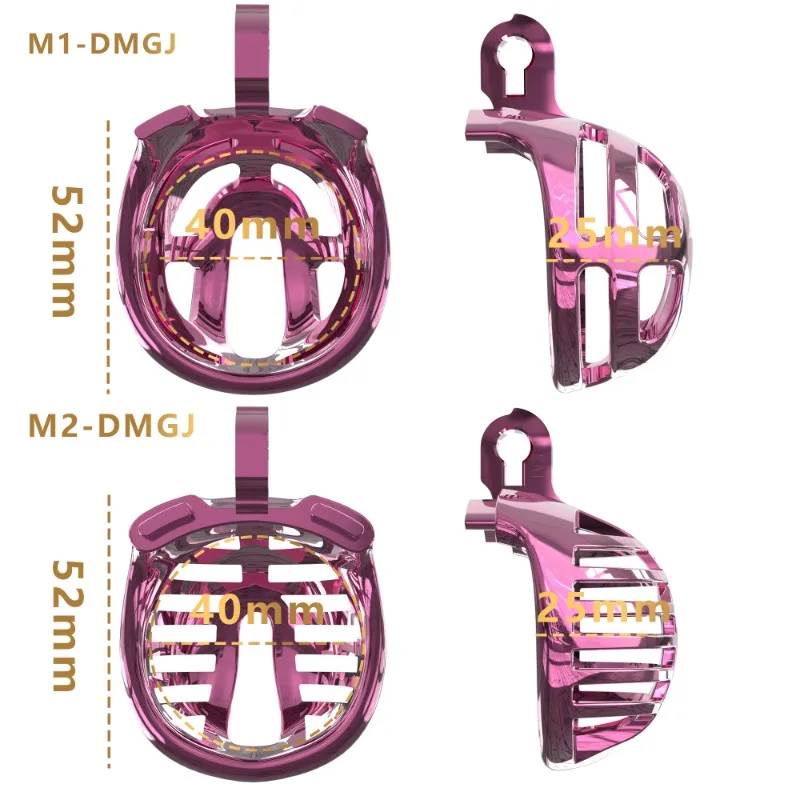 Male Dazzle Chastity Cage 4 Size Ring with Urethral Catheter Abstinence Bondage Penis Cages Cheat Proof BDSM Adult Play Sex Toys