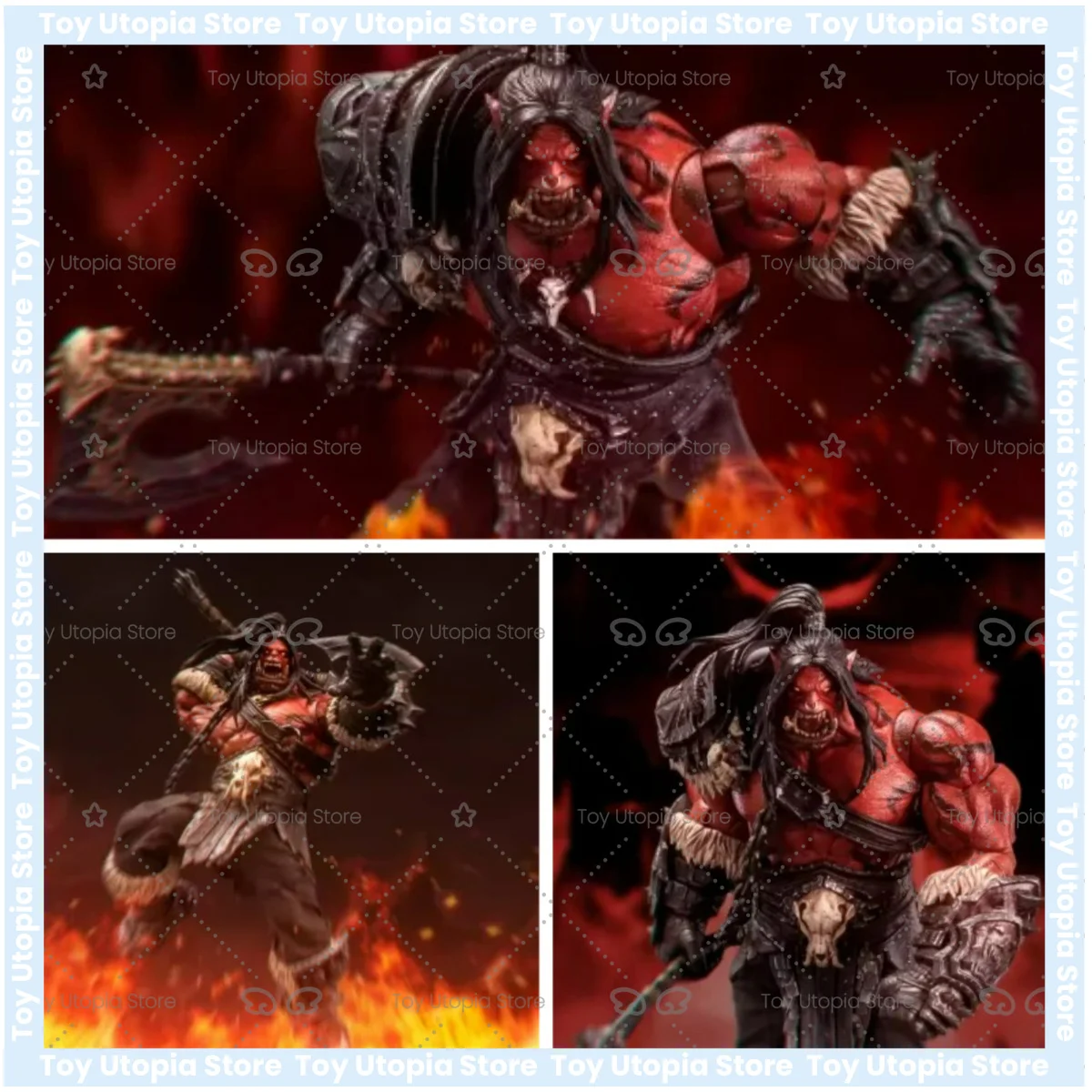 En Stock, Juguetes Hero, Edición Limitada, WoW, Grommash Hellscream, Canción Guerra Tribal, Gran Cacique, Figura de Acción 1:10