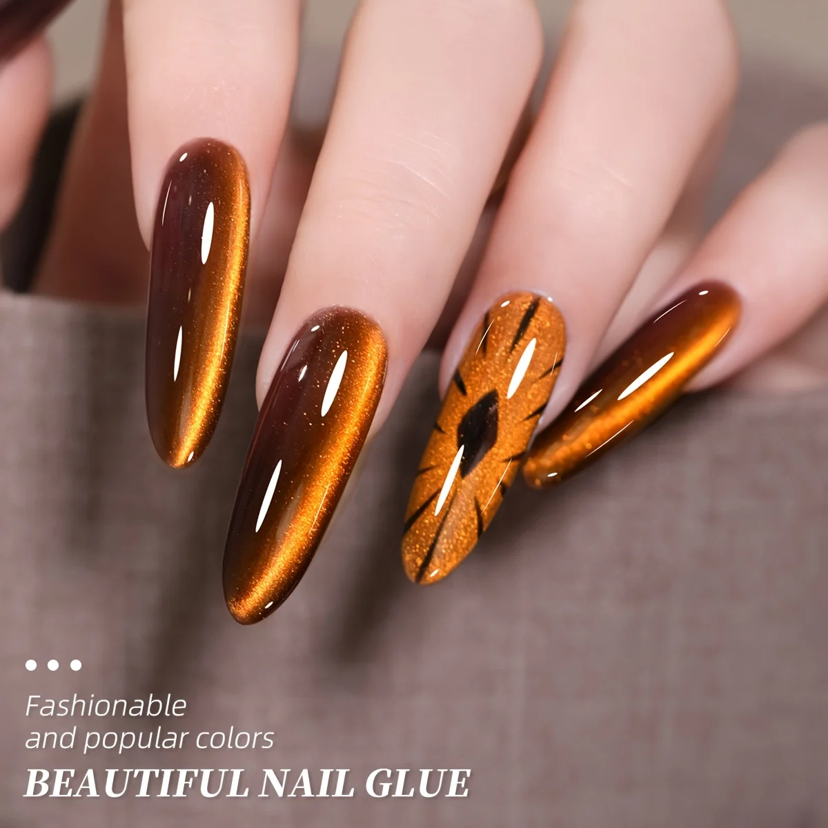 1 gel de uñas brillante de larga duración para mujeres de moda, esmalte de gel LED UV profesional de salón de alta pigmentación para principiantes