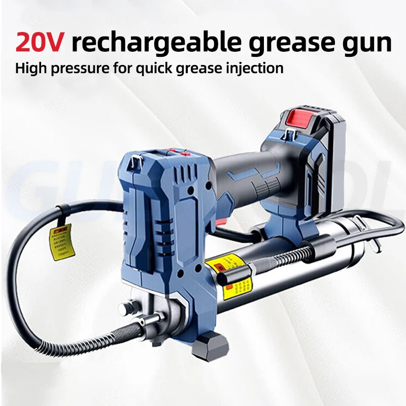 Pistola portátil de inyección rápida de grasa cilindro de aceite batería de litio 20V 260W excavadora de mano 500cc