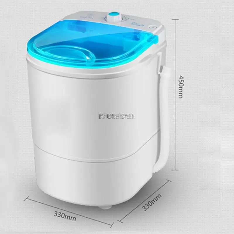 Mini Clothes washing machine 4.2KG capacity Small portable washer low noise semi-automatic single-barrel washer for home/dorm