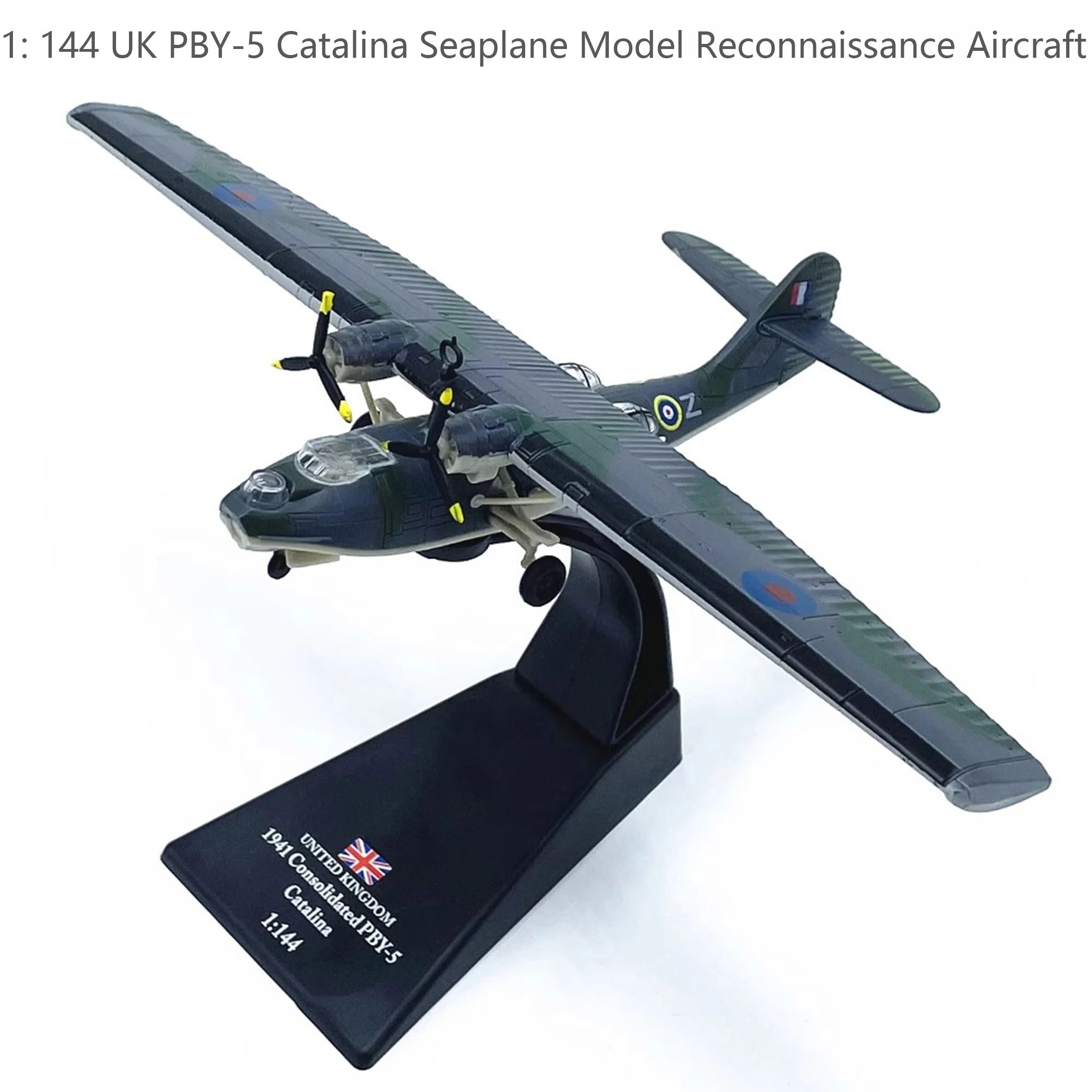 

1: 144 UK PBY-5 Catalina Seaplane Model Reconnaissance Aircraft Semi alloy finished product collection model