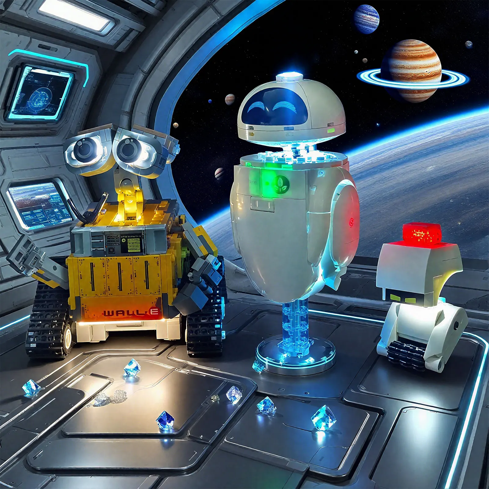 

LYBMTWF LED Lighting Kit Compatible with Lego 43279 Robot Model (NOT Include Model Bricks)