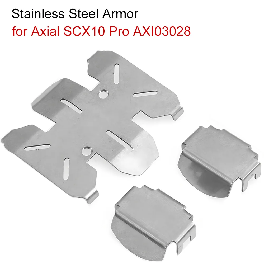 

Stainless Steel RC Car Armor for Axial SCX10 Pro AXI03028 Model Car Accessories