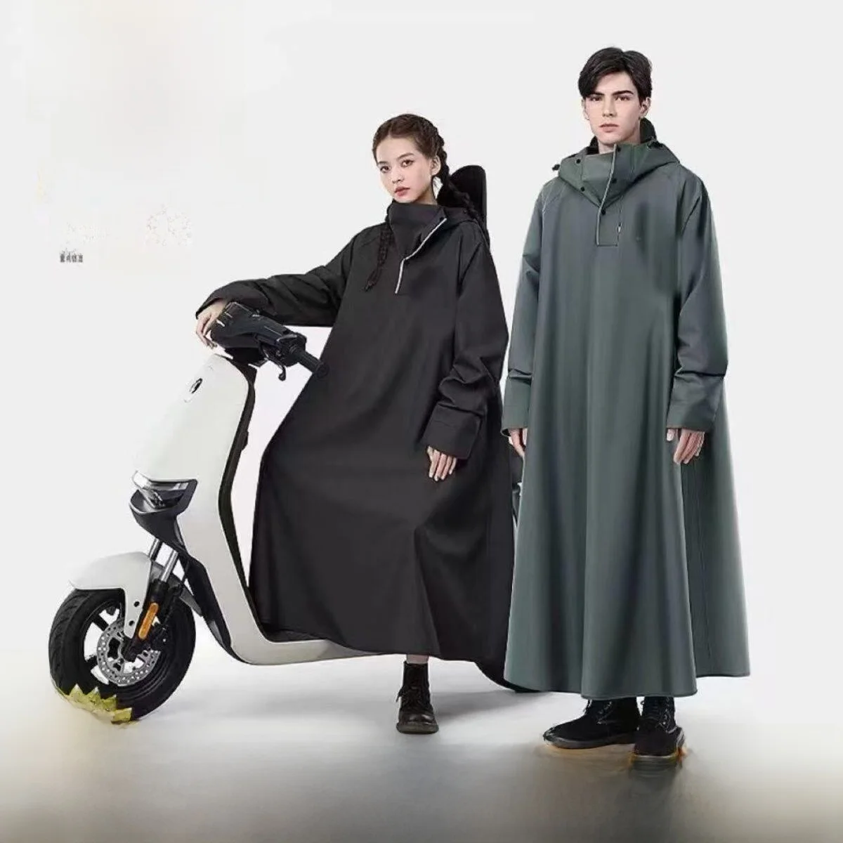 

Large Size Vehicle Raincoat Motorcycle Sleeveless Bodysuit Raincoat Breathable Oxford Cloth Rainwear for Adults