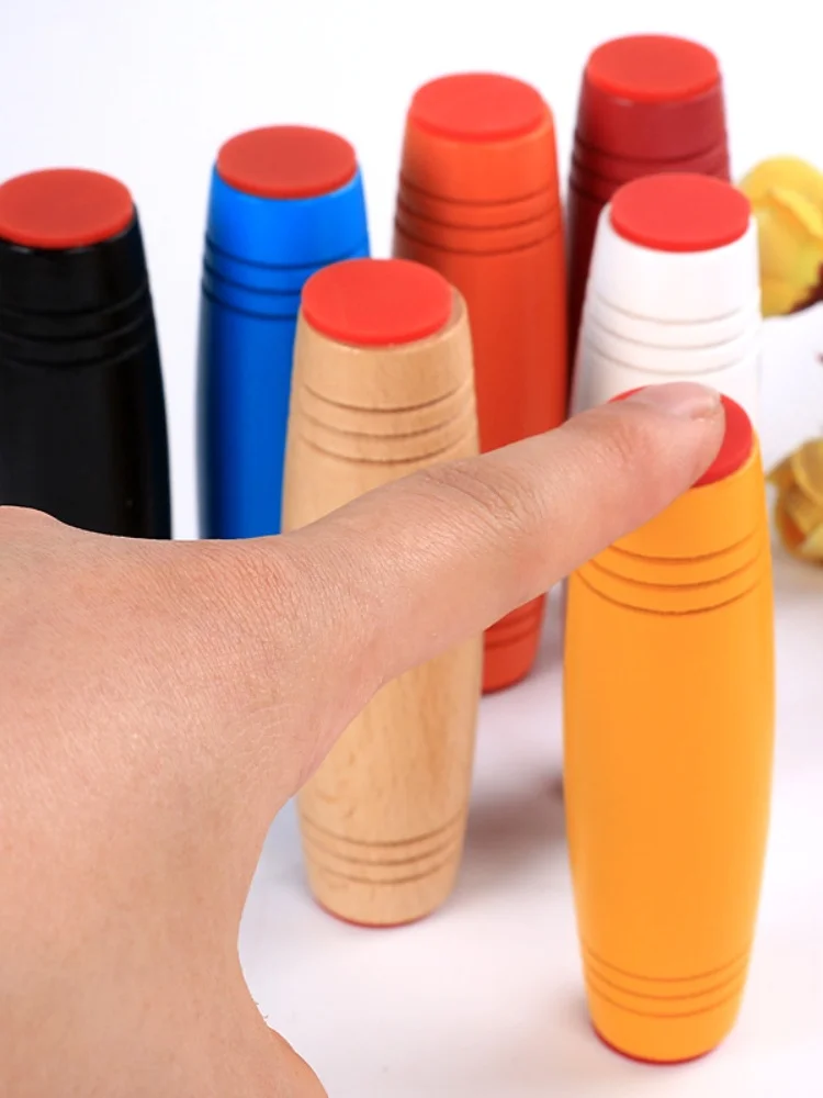 Stressreduzierendes Spielzeug, Holzstäbchen, Tischspielzeug, Holz-Flip-Sticks, Dekompressionsstäbchen, neues und einzigartiges Kinder-Puzzlespielzeug – Detail 6