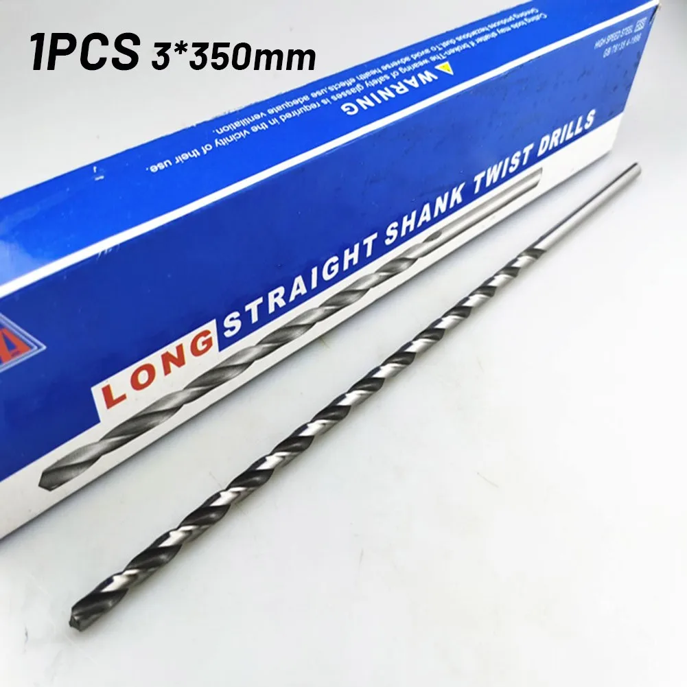 3mm-8mm Drill Bit 1 Pc 350mm Drill Drilling Extra Long High Speed Steel Straight Shank Tool High Quality Practical
