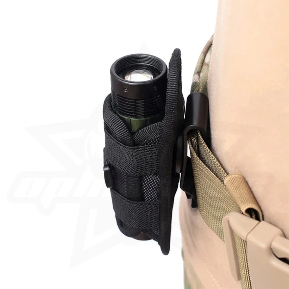 OPHIDIAN Outdoor Camping Flashlight Bag Holster, Rotatable Flashlight Holder Belt Clip Flashlight Carrying Bag with 360 Degree C image 2