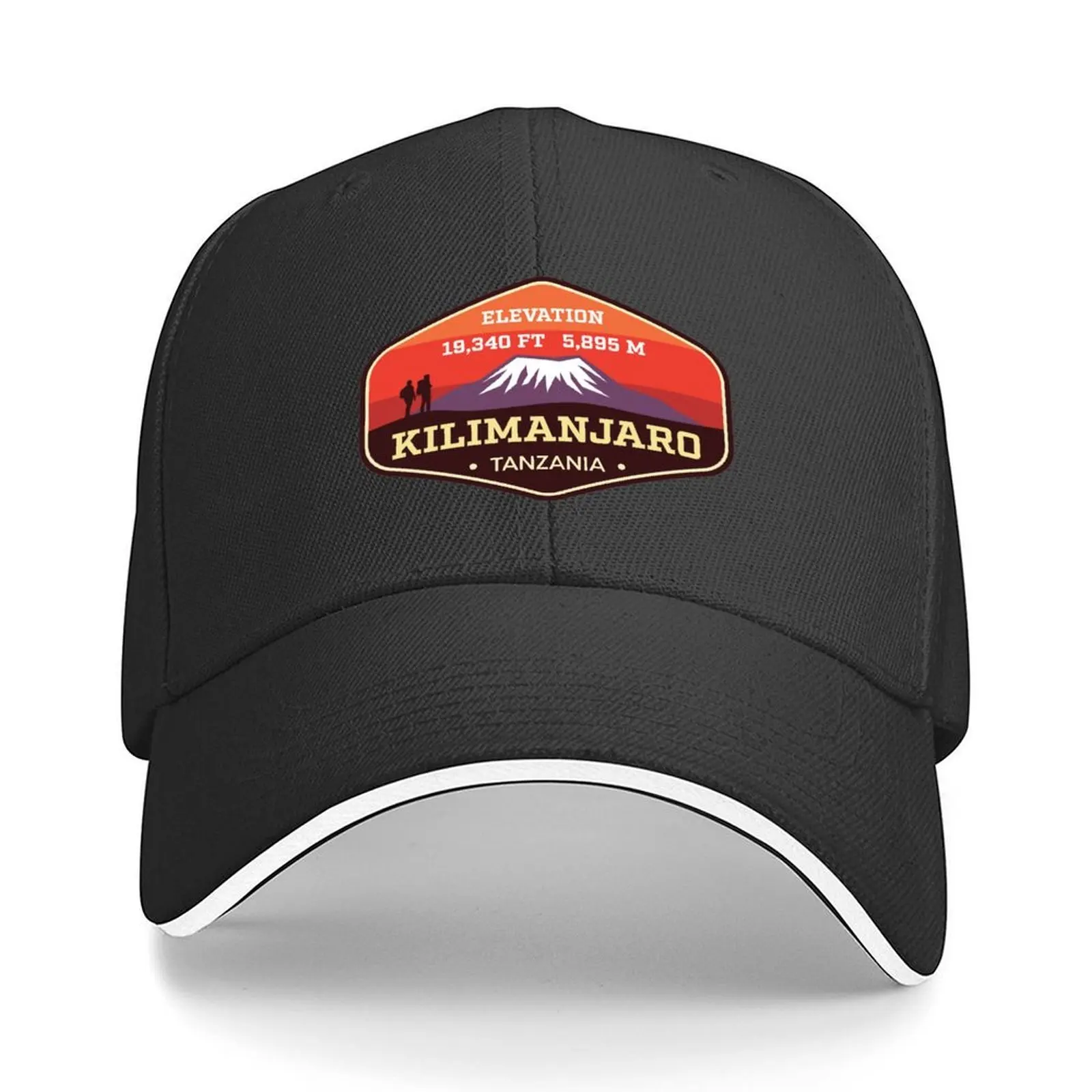 

Mt Kilimanjaro Tanzania - Highest Mountain in Africa - Summit Mountain Trekking Badge Baseball Cap Hat Beach For Women Men's