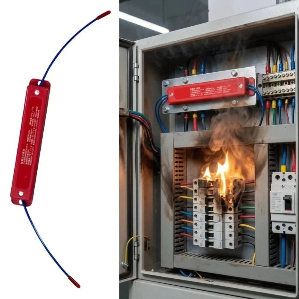 Dual-Line Design Flame Retardant Device Automatic Activation Flame Retardant Automatic Fire Extinguishing Sticker
