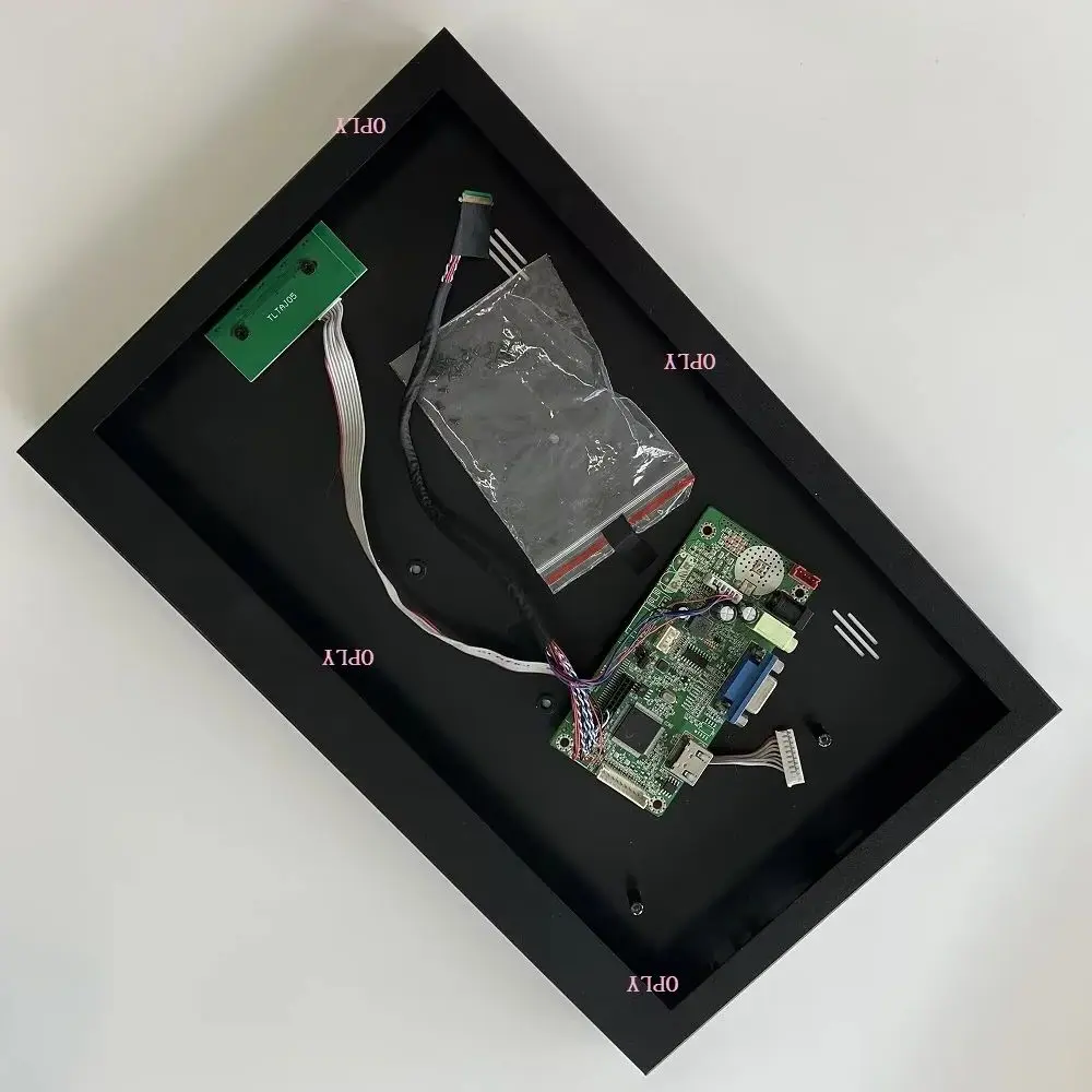 58C controller board VGA HDMI-compatible LVDS Metal case back shell with for B156XW01 LP156WH1 15.6