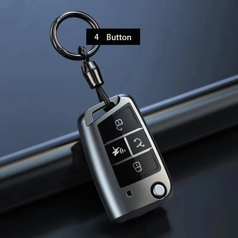 2025 für VW Volkswagen Polo Tiguan Passat B5 B6 B7 ALLTRACK MK7 MK6 7 Jetta Lavida Flip Folding Key Case Cover Halter Zubehör