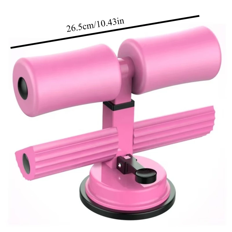 Multi-functional supine stand assistance device, portable self-priming adjustable rod for exercise and fitness crunches