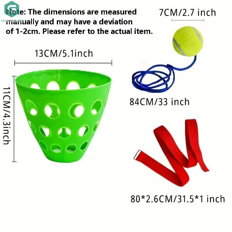 1 Rope Tennis Ball Adult 1 Swing Bucket Ball Game Set For Family Outdoor Activities Summer Birthday Christmas Wedding Parties