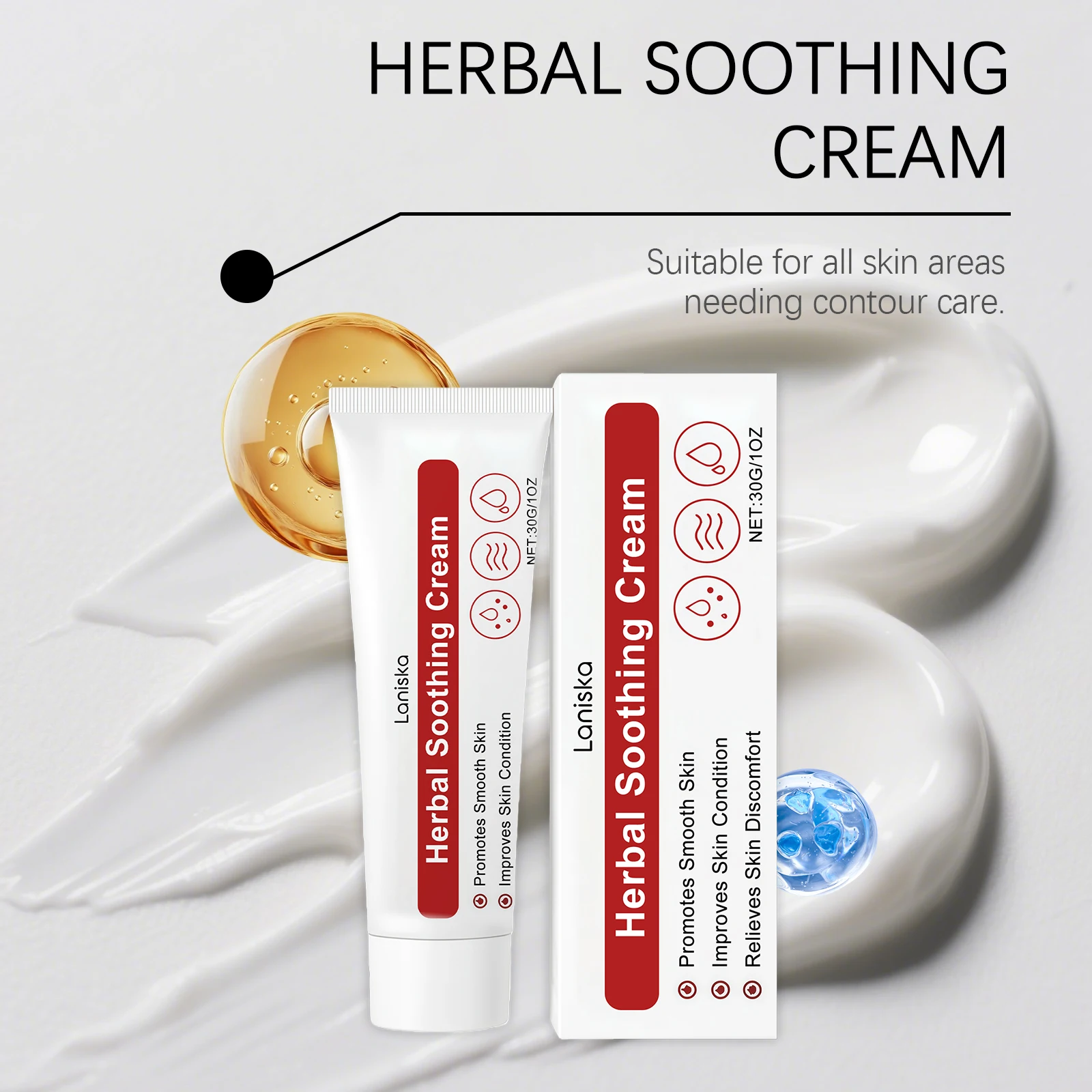 Soothing Cream For Body Joints Wrists Knee Relieve Skin Stinging Itch Smooth Rough Skin Soothe Redness Skin Ease Joint Soreness