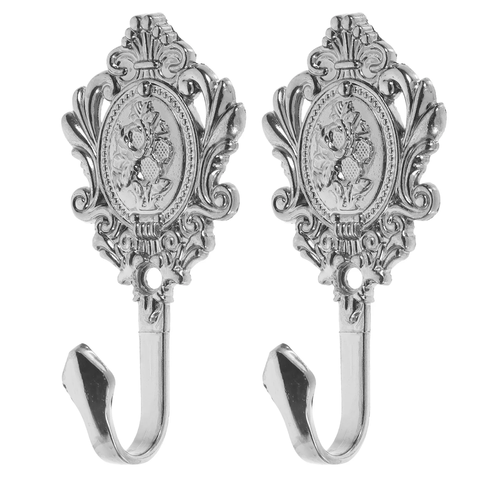 2 pçs liga de zinco cortina holdback ganchos 9 5x5cm bronze vintage rosa design elegante decoração cortinas quartos tradicionais