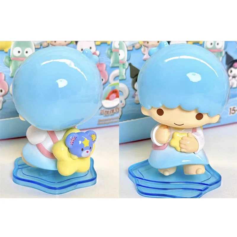 Kawaii Little Twin Star Lala and Kiki Anime Figure Toys Little TwinStar Action Figures Dolls Gifts for Children Girls