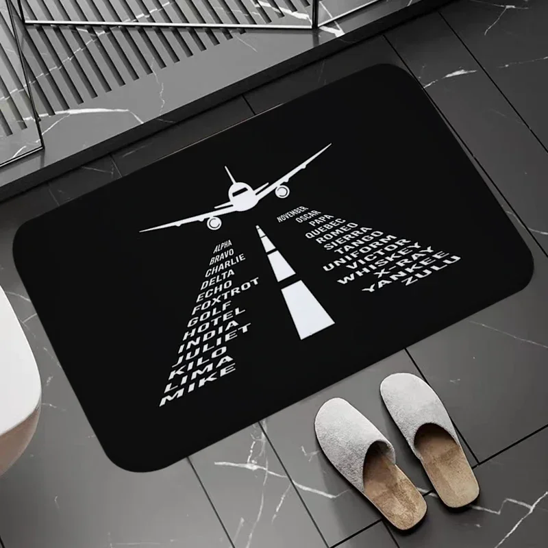 Non-slip Doormat Arrivals And Departures Long Corridor Carpet Entrance Door Mat Bath Kitchen Carpets Living Room Home Decor Mats