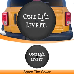 Car Spare Tire Cover with Back-up Camera Back Wheel Cover Storage Bag Protector 32