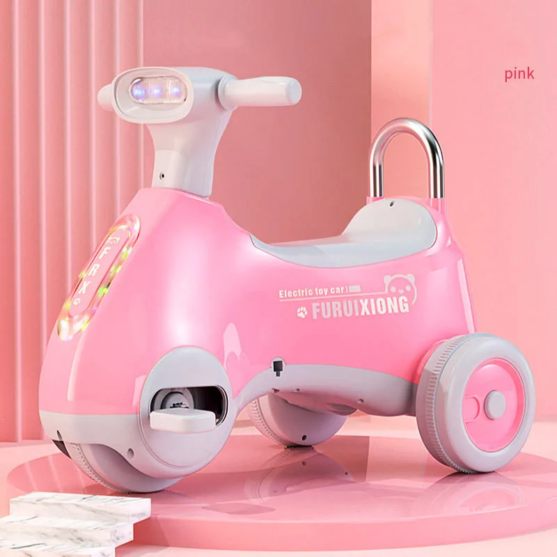 Tricycle de voiture à bascule pour bébé, son LED multifonction, haute qualité, son moto, voiture d'équilibre, jouet pour bébé, meilleur cadeau pour filles