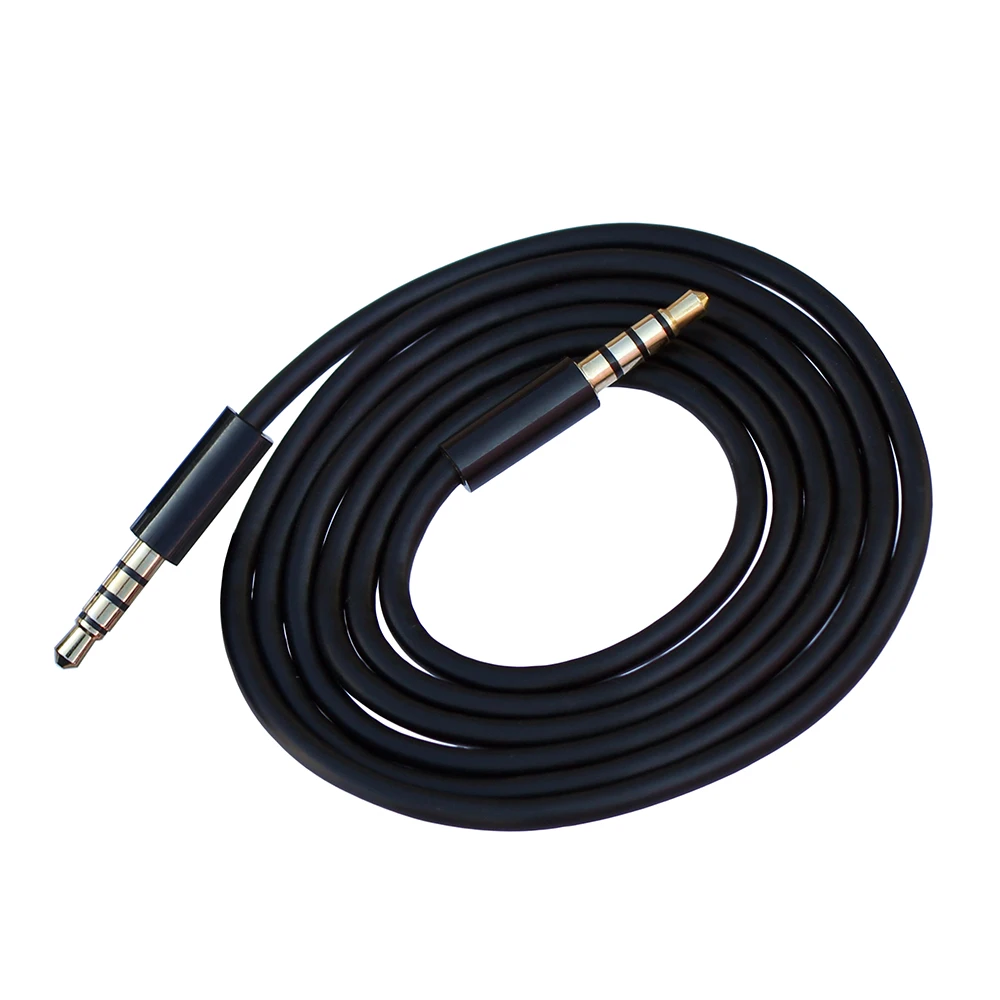 5M 7M 4 Pole Stero Audio Cable Car AUX MP3/MP4 3.5mm Male to Male