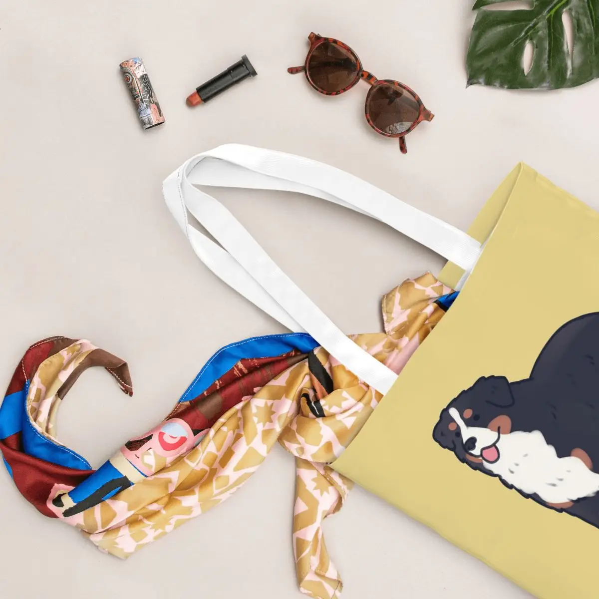 Bolsas de compras para perros de montaña bernés, lona reutilizable, bolso de mano, bolso de viaje para mujer